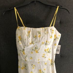 Spring floral dress